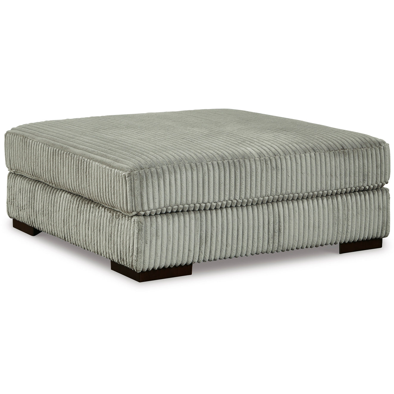 Lindyn Oversized Accent Ottoman in Fog Color