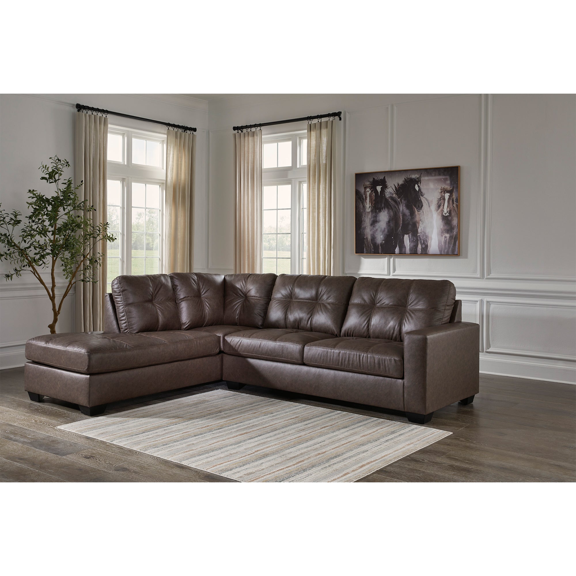 Barlin Mills 2-Piece Sectional with Chaise