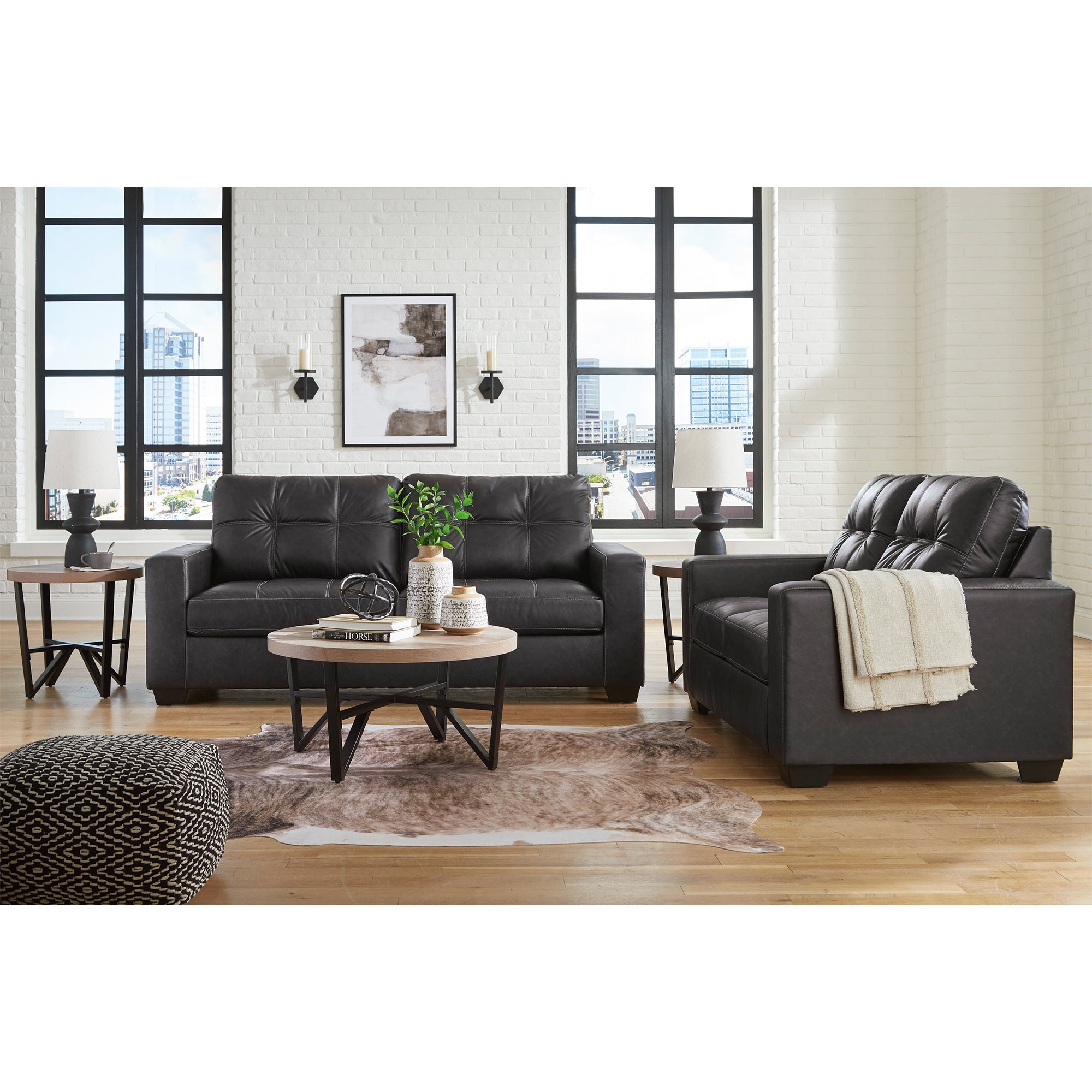 Barlin Mills Sofa and Loveseat