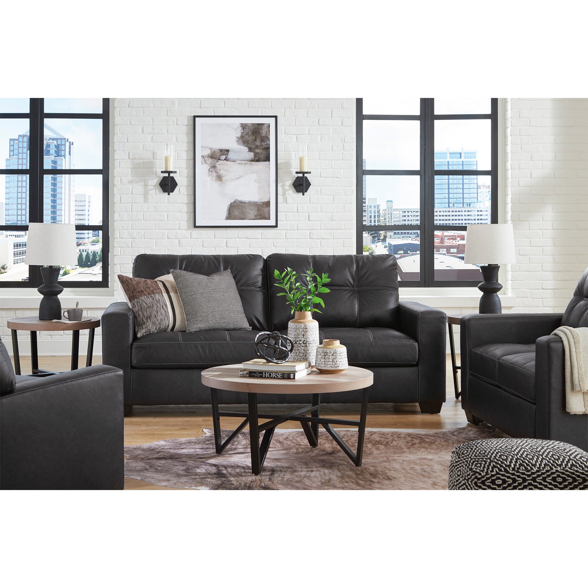 Barlin Mills Sofa and Loveseat