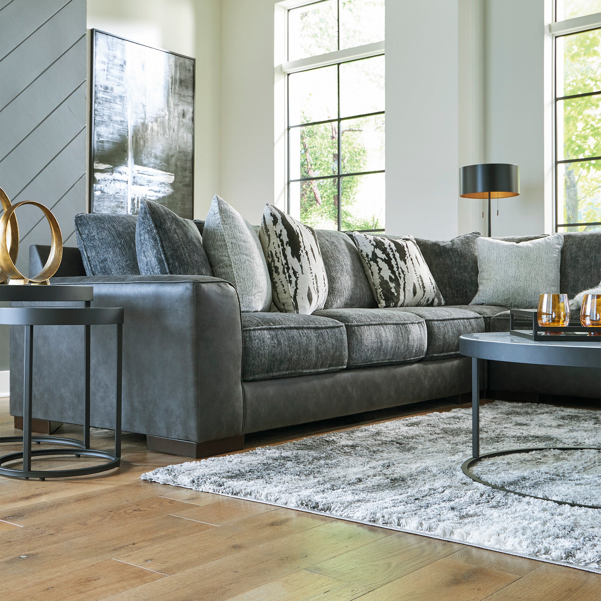 Larkstone 4-Piece Sectional with Chaise