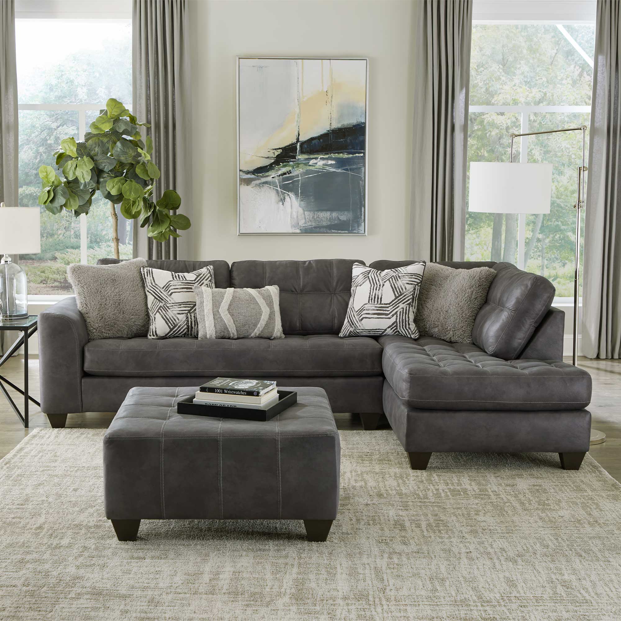 Stormhide 2-Piece Chaise Sectional