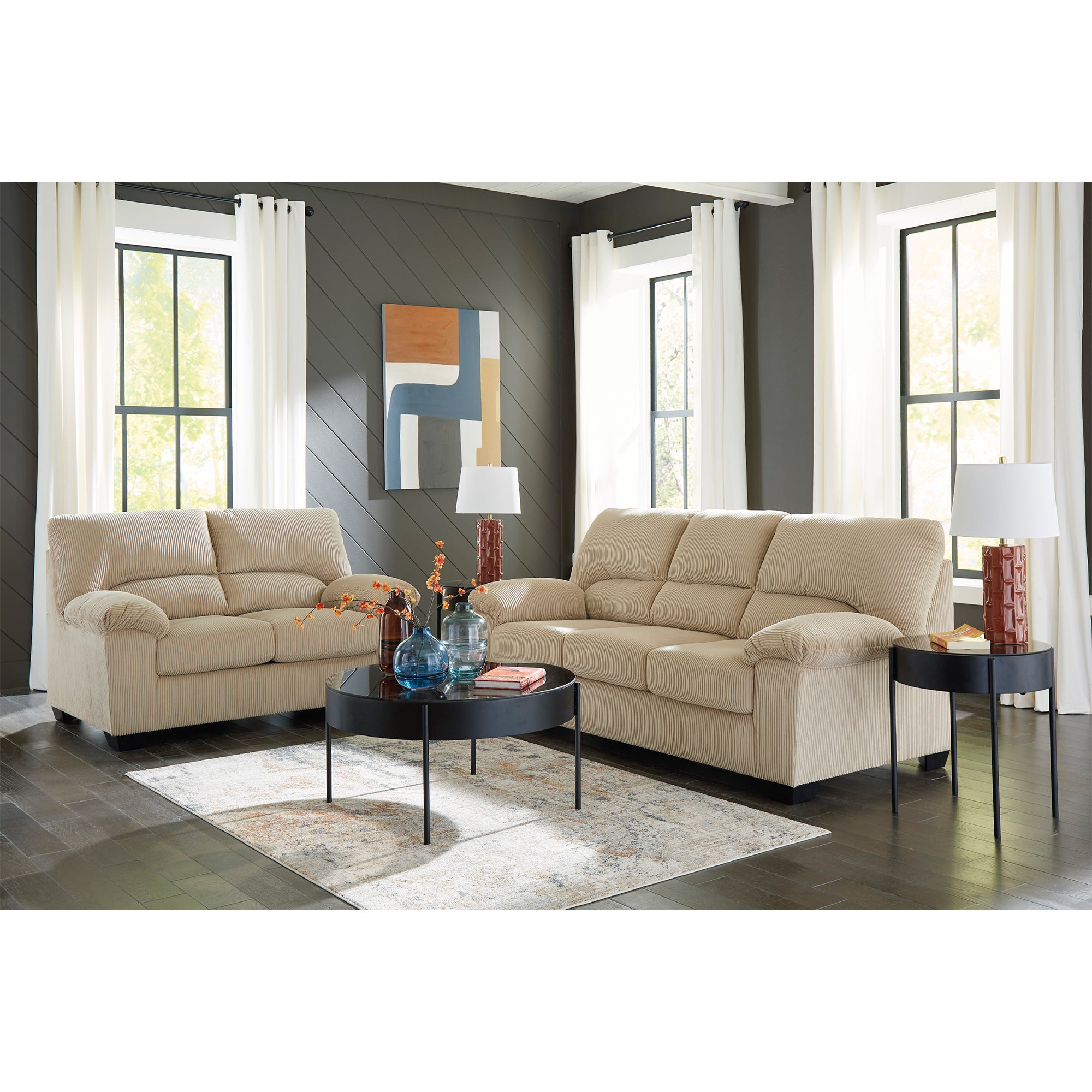 SimpleJoy Sofa and Loveseat