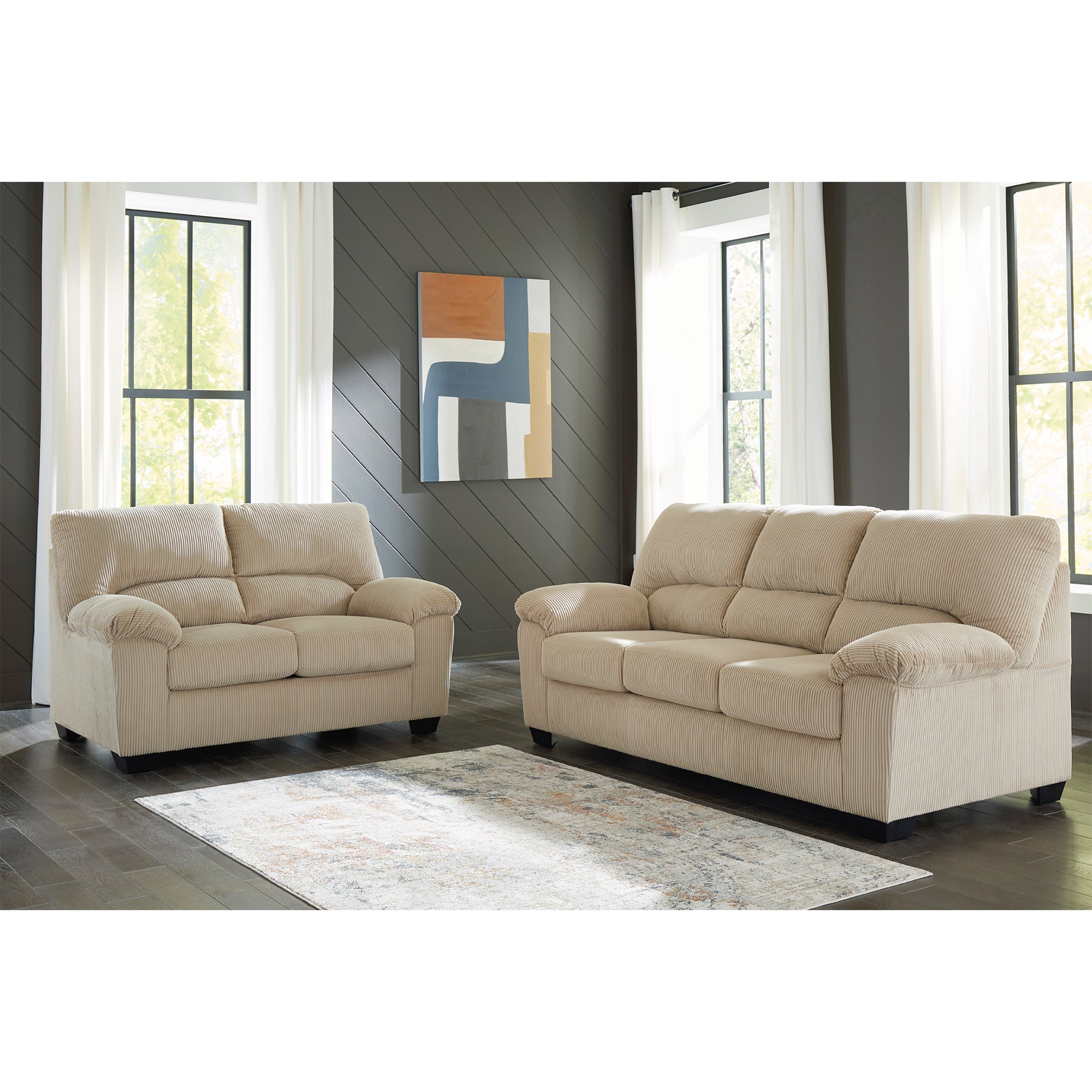 SimpleJoy Sofa and Loveseat