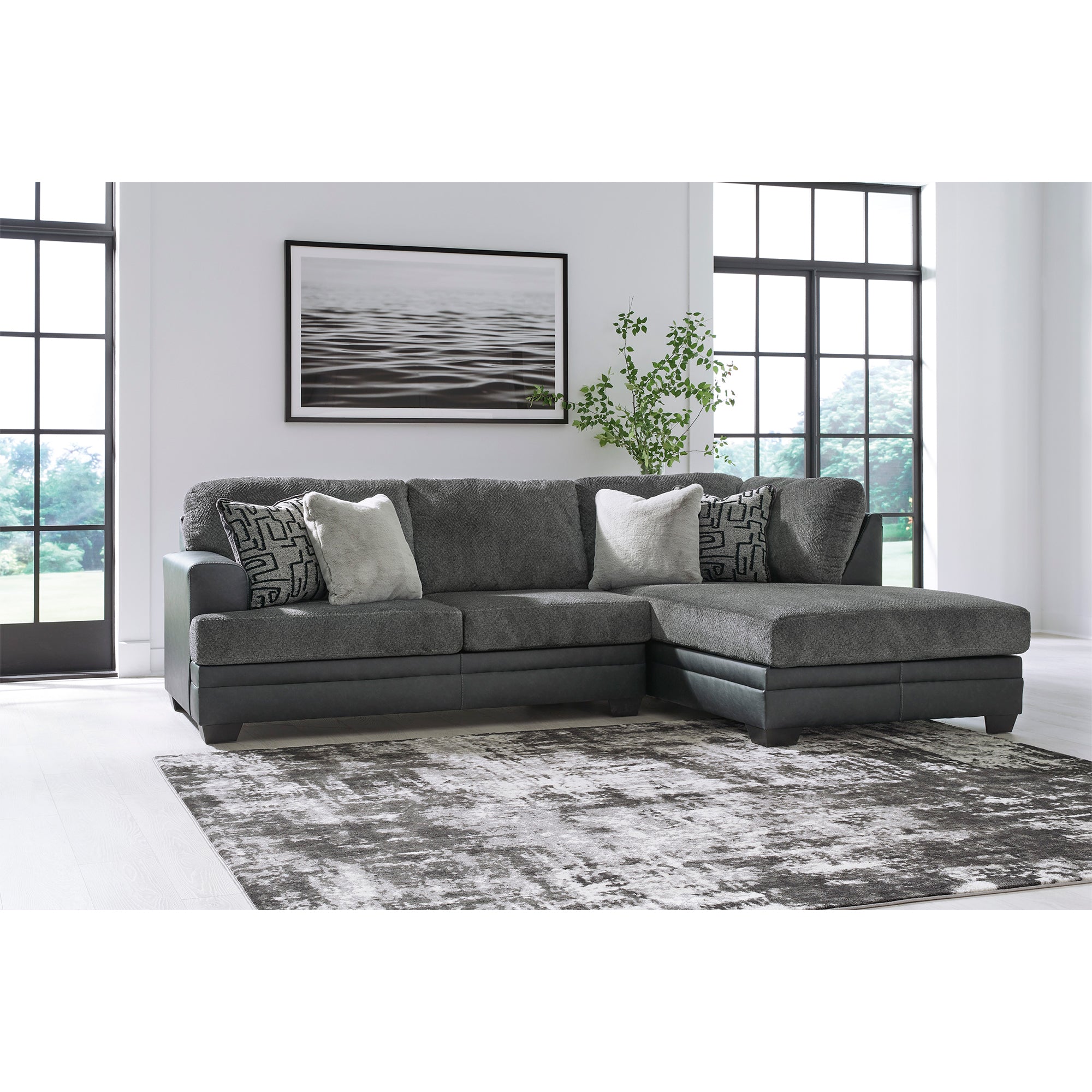 Brixley Pier 2-Piece Sectional with Right-arm Chaise