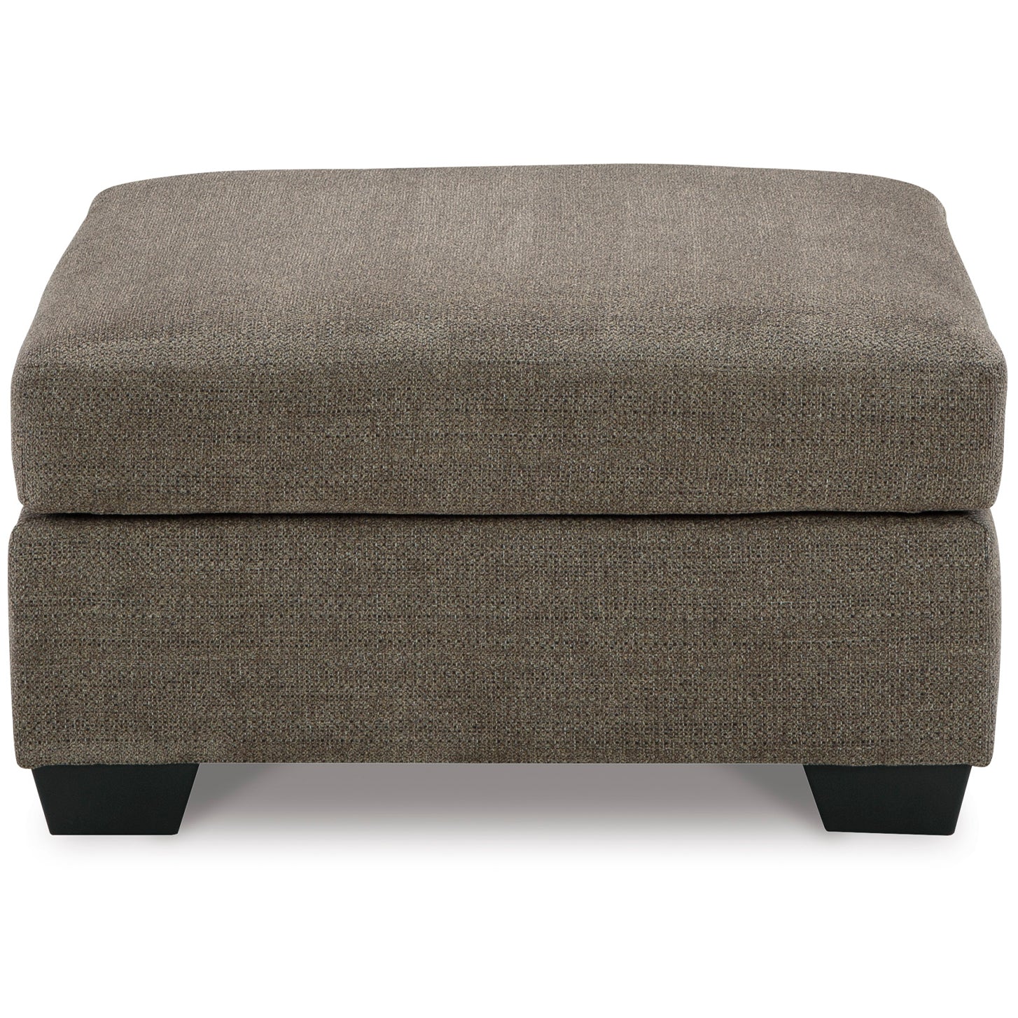 Stylish and functional Mahoney Oversized Accent Ottoman in chocolate, enhances any room with additional comfort