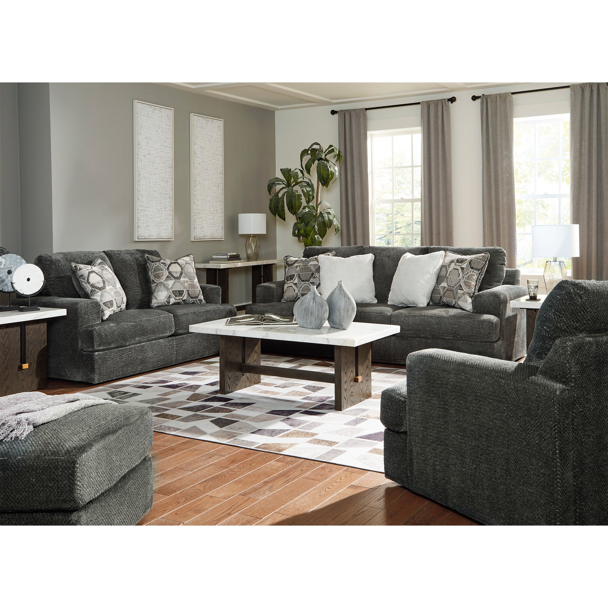 Karinne Sofa and Loveseat