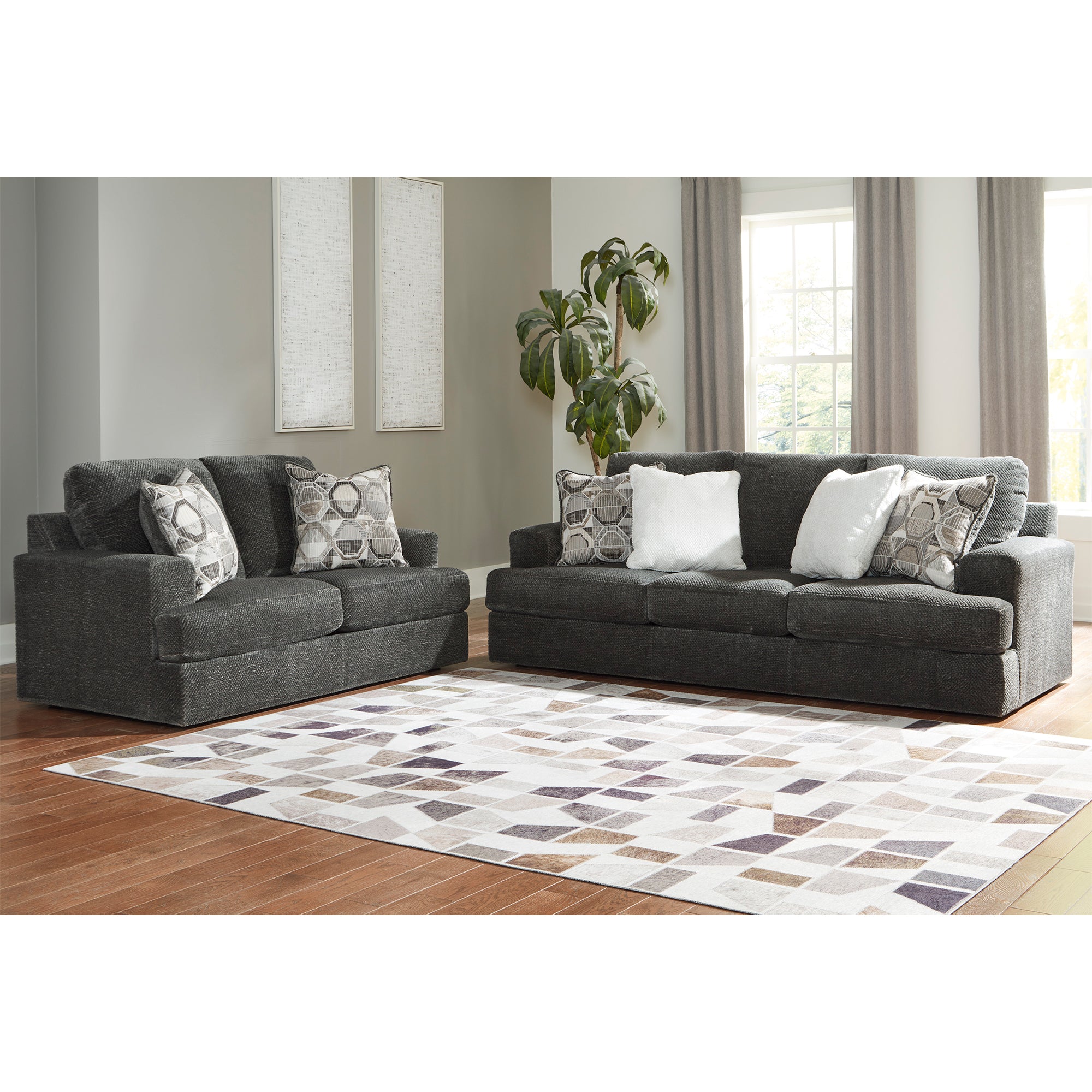 Karinne Sofa and Loveseat