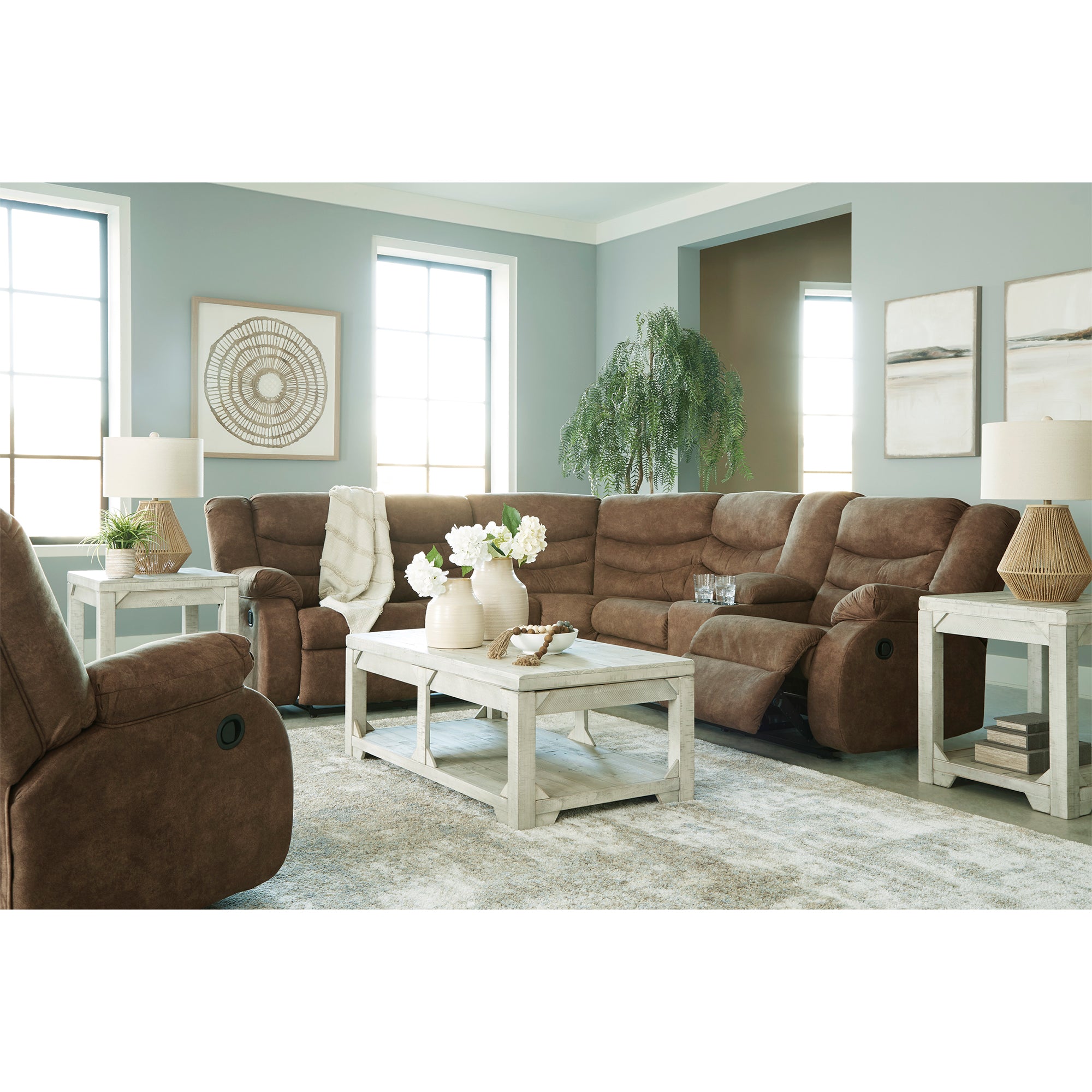 Partymate 2-Piece Reclining Sectional