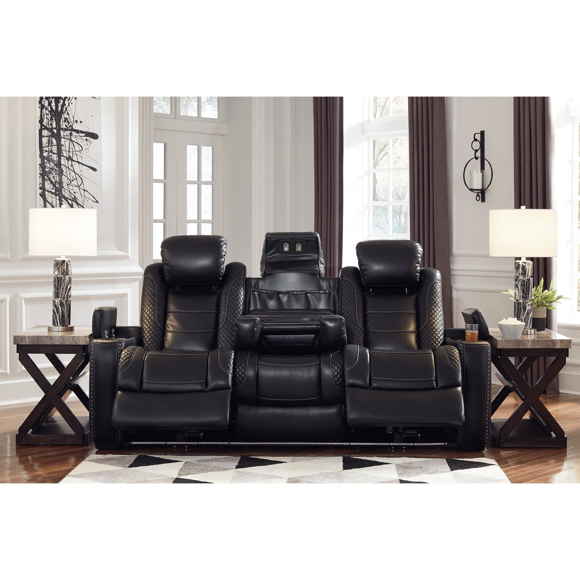 Party Time Dual Power Reclining Sofa