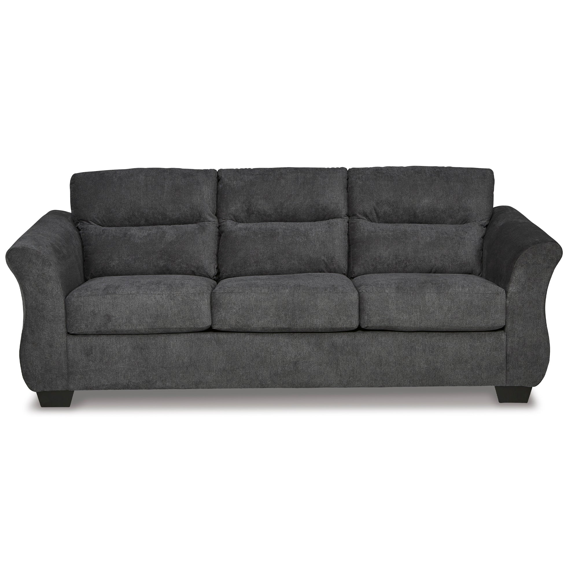Miravel Sofa in Gunmetal Color