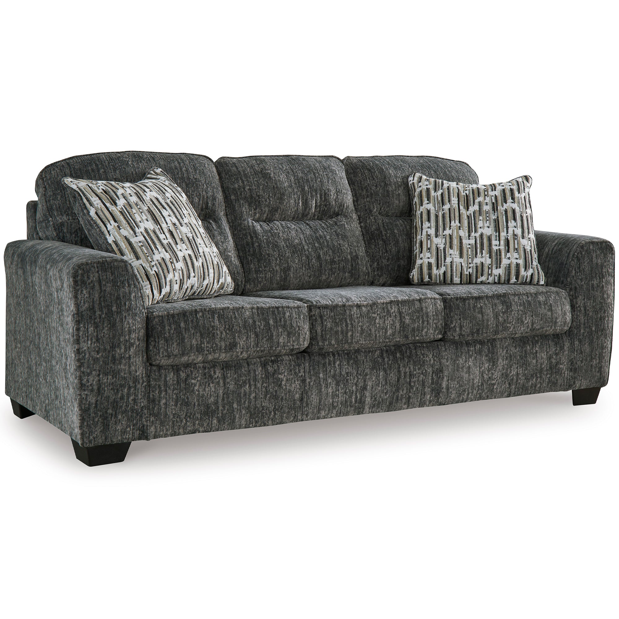 Lonoke Sofa in Gunmetal Color
