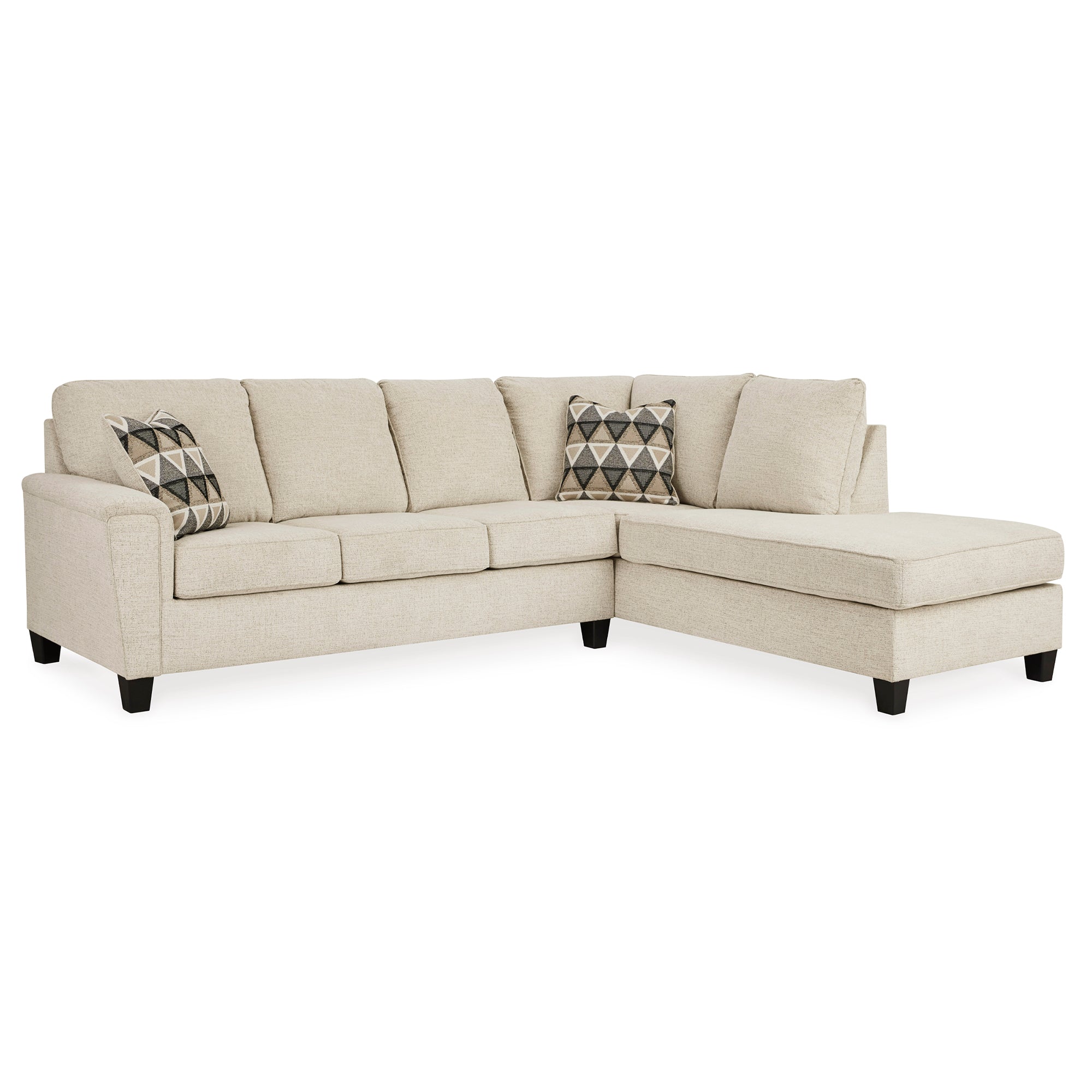 Abinger 2-Piece Sectional with Chaise in Natural Color