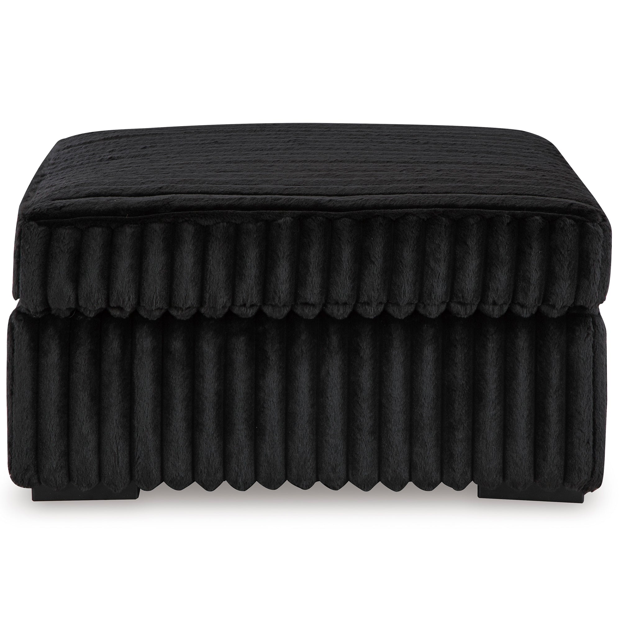 Midnight-Madness Oversized Accent Ottoman