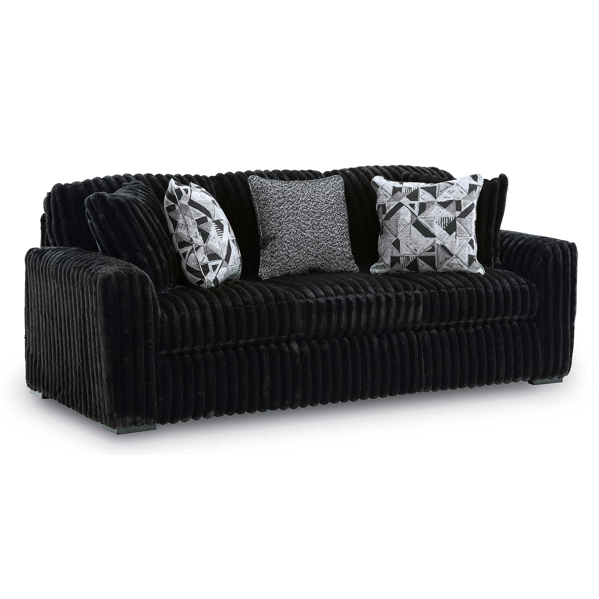 Midnight-Madness Sofa and Loveseat Set