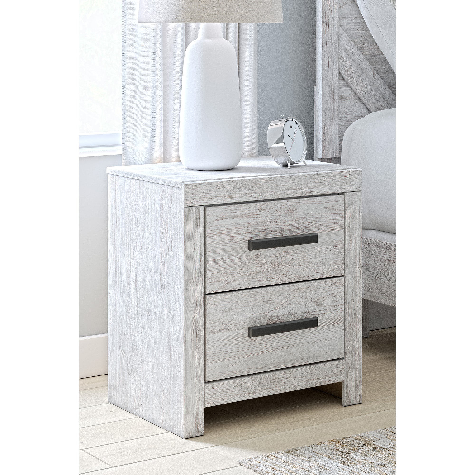Cayboni Two Drawer Night Stand