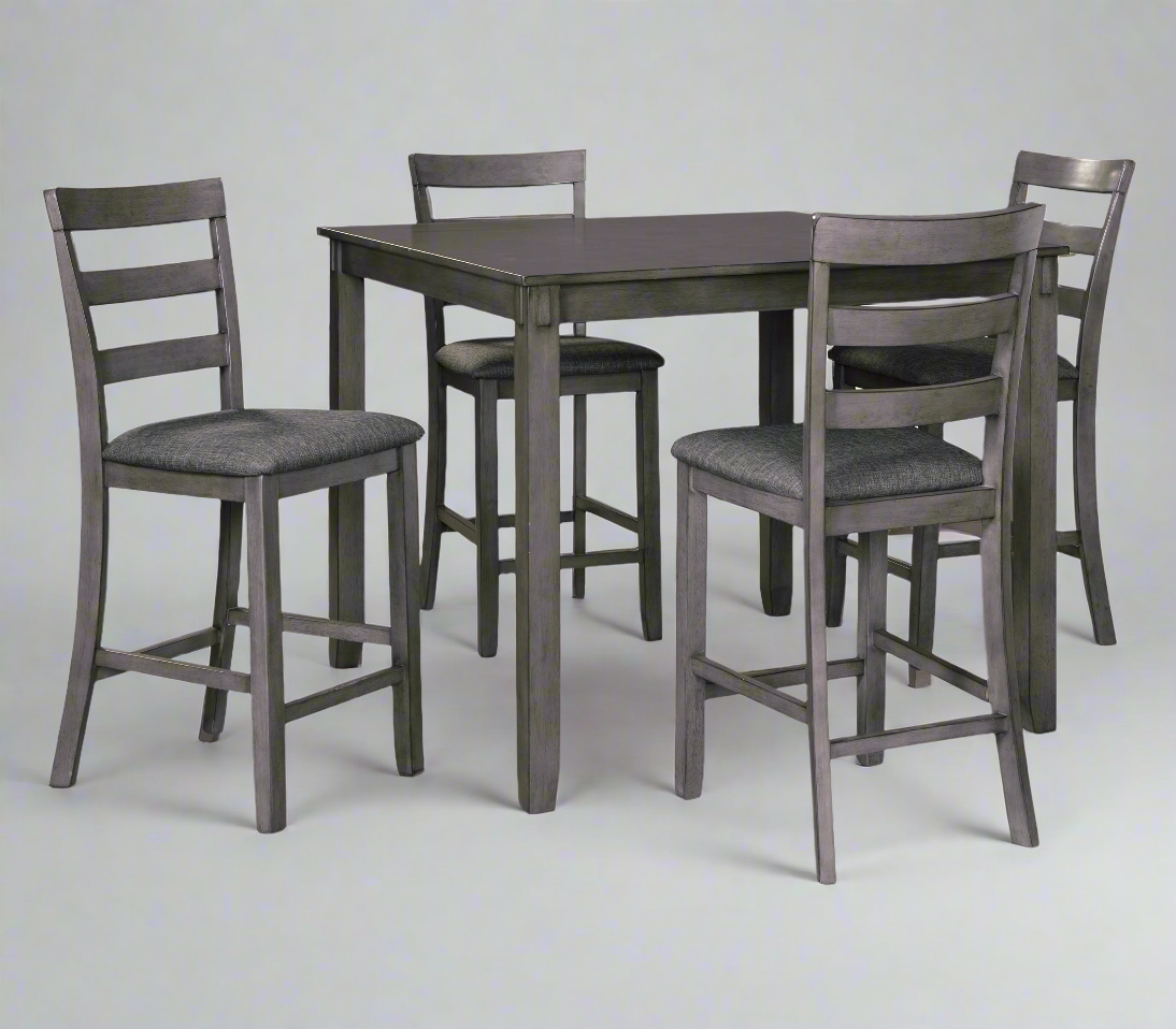 Bridson Counter Height Dining Room Table and Bar Stools (Set of 5)