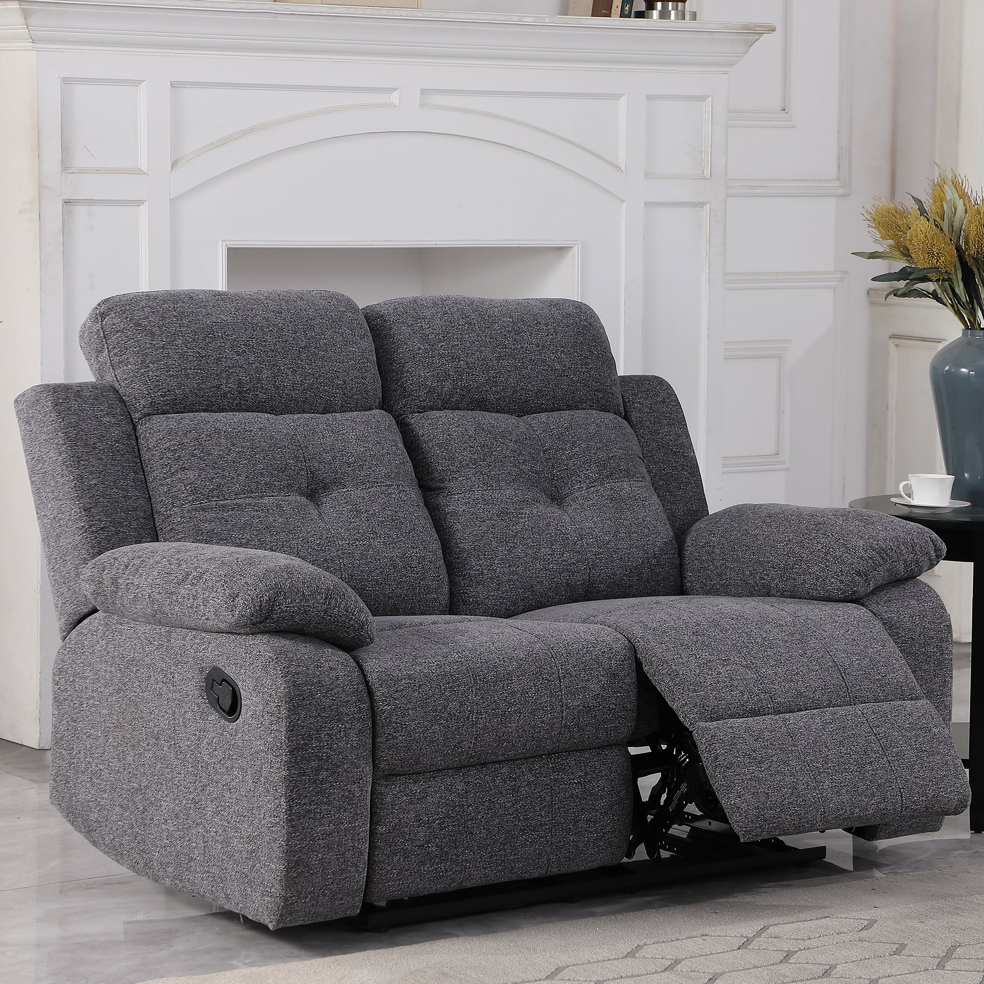 Darwick Manual Reclining Sofa and Loveseat