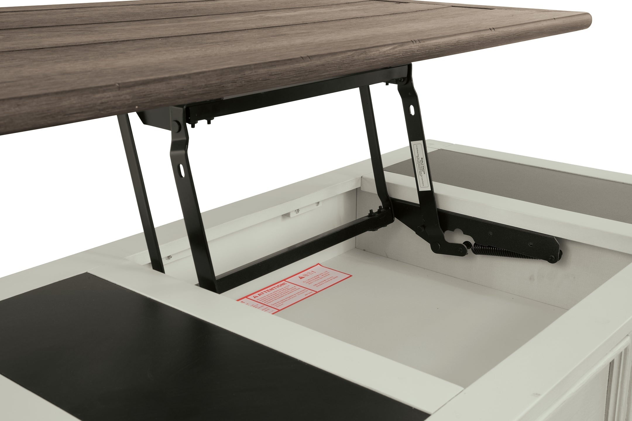 Bolanburg Lift Top Coffee Table - Two-tone