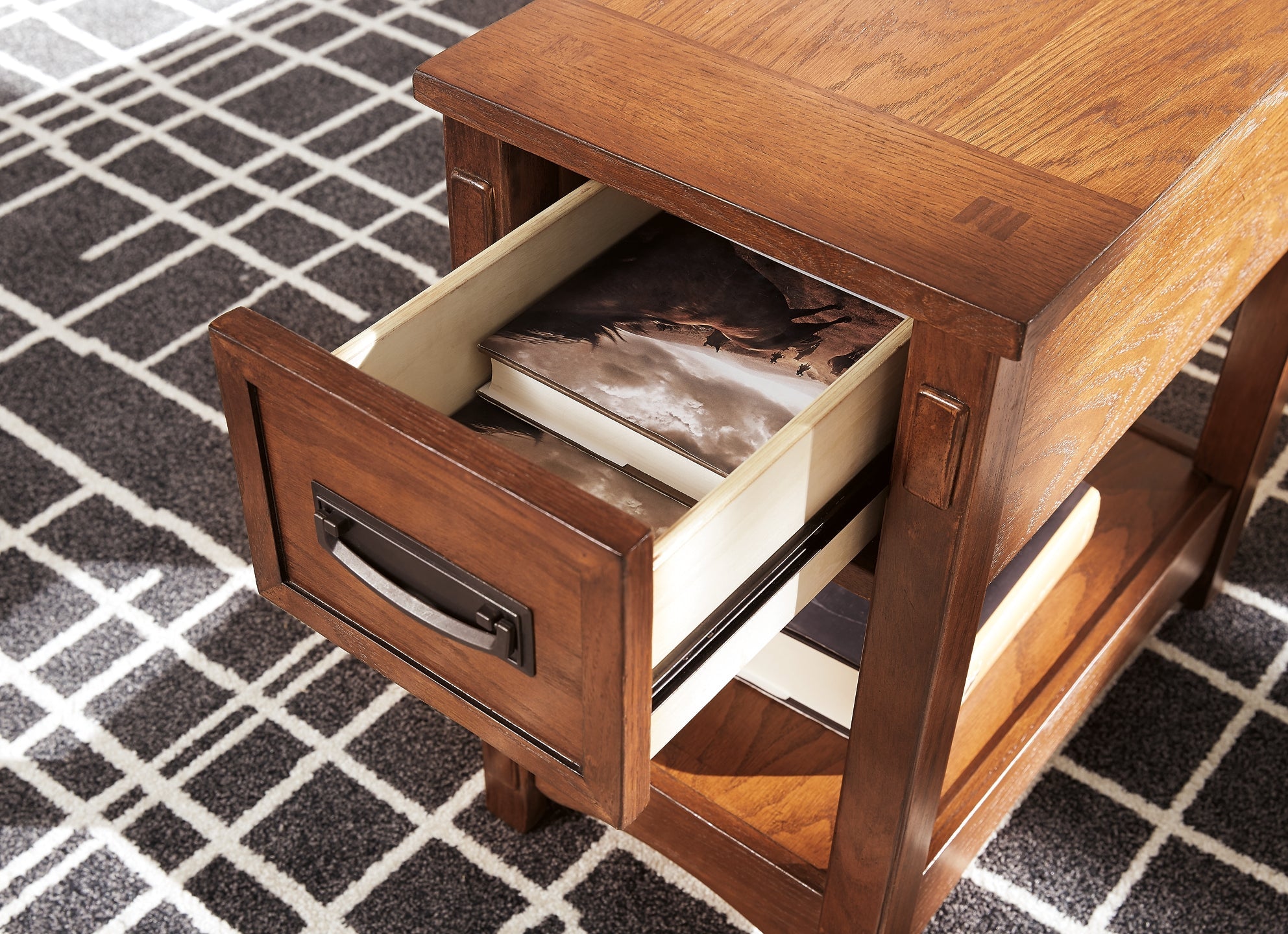 Breegin Chairside End Table - Brown
