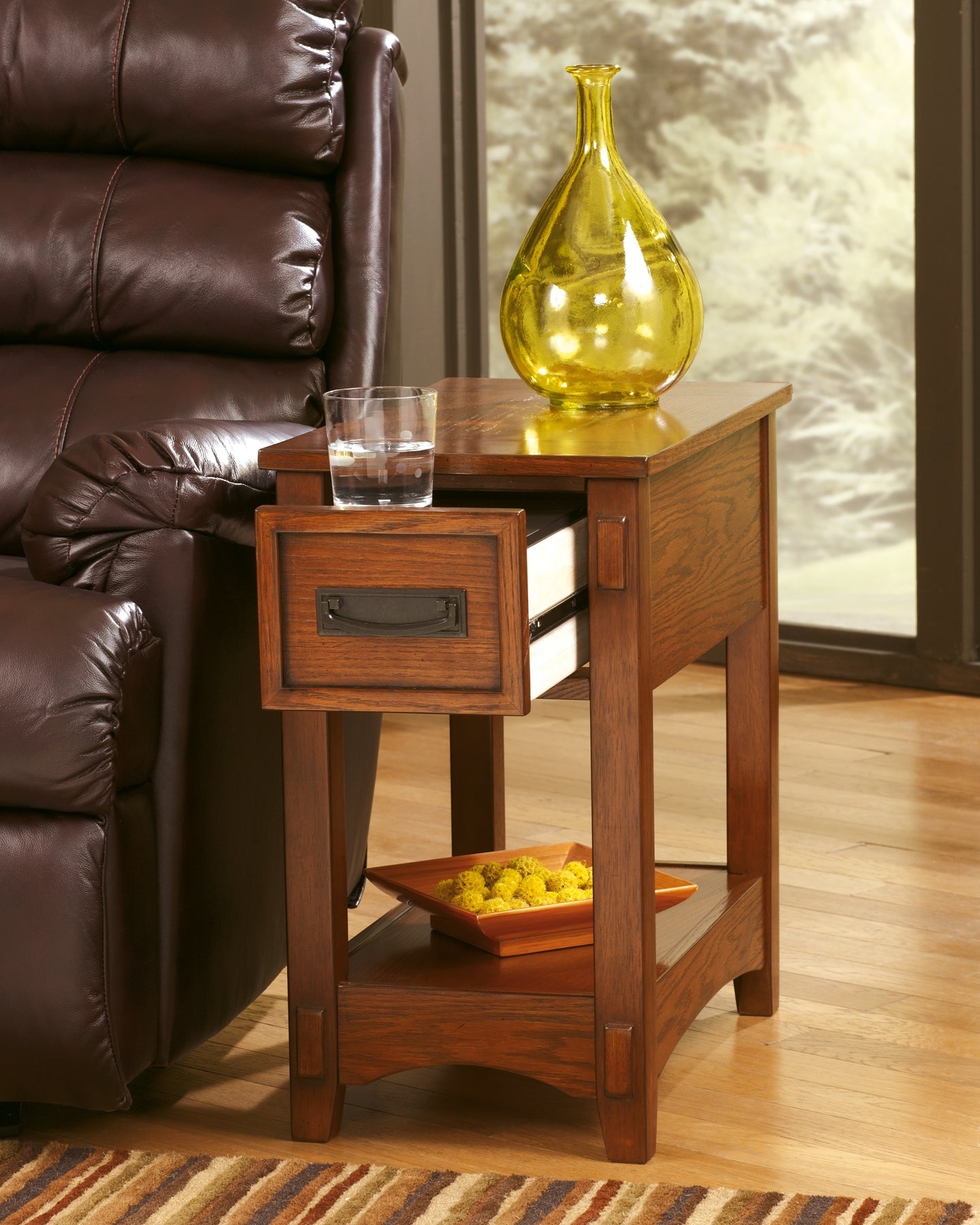 Breegin Chairside End Table - Brown