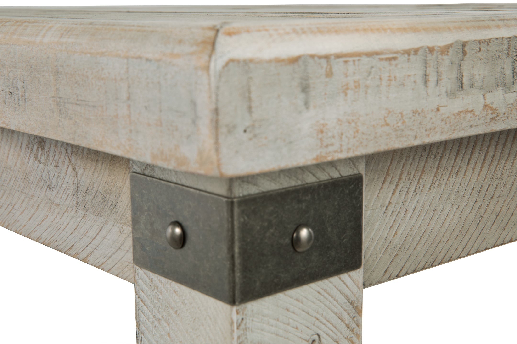 Carynhurst End Table - White Wash Gray