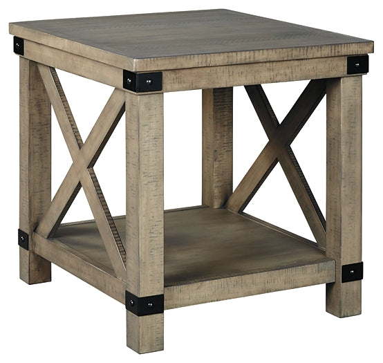 Aldwin End Table - Gray