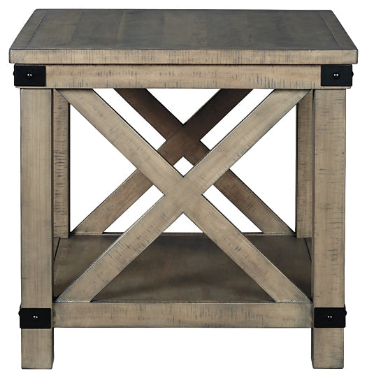 Aldwin End Table - Gray