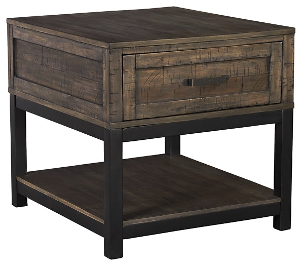 Johurst End Table - Grayish Brown