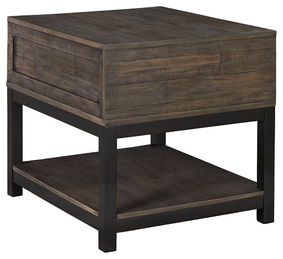 Johurst End Table - Grayish Brown