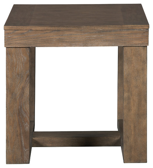 Cariton End Table - Gray