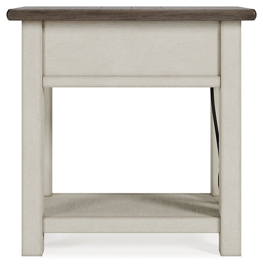 Bolanburg Chairside End Table - Two-tone
