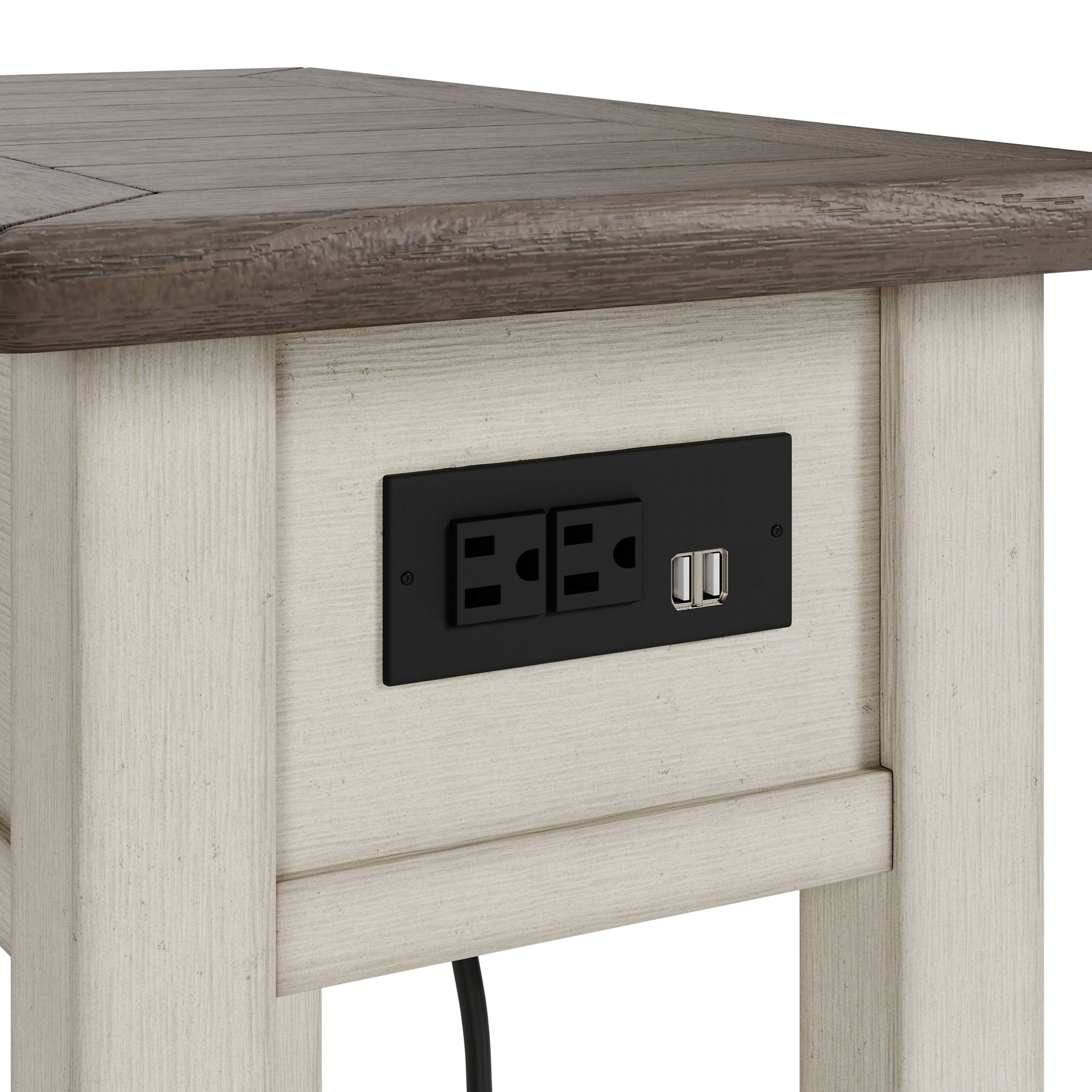 Bolanburg Chairside End Table - Two-tone