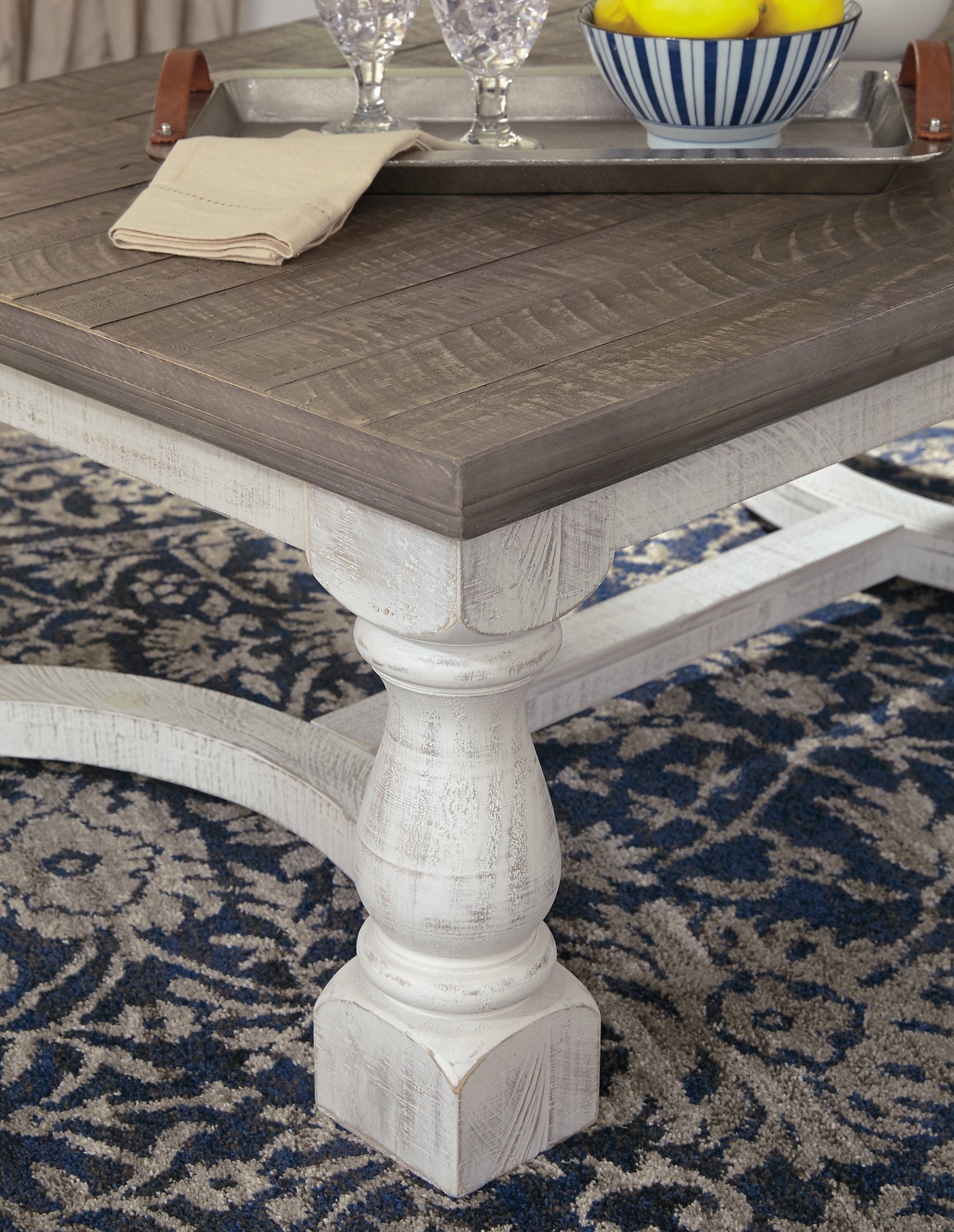 Havalance Coffee Table - Gray/White
