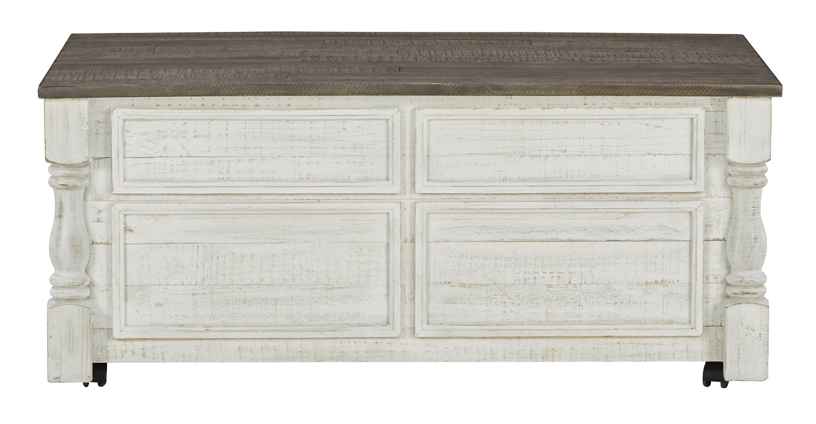 Havalance Lift Top Coffee Table - White/Gray