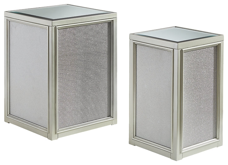 Traleena Nesting End Tables (2-Piece) - Silver Finish