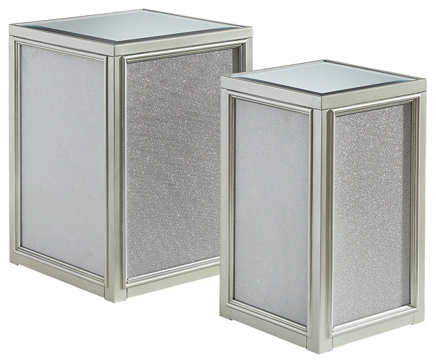 Traleena Nesting End Tables (2-Piece) - Silver Finish