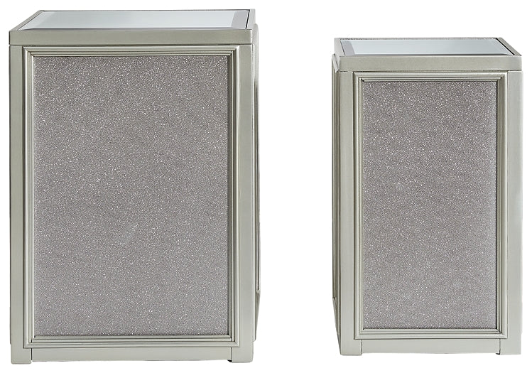 Traleena Nesting End Tables (2-Piece) - Silver Finish