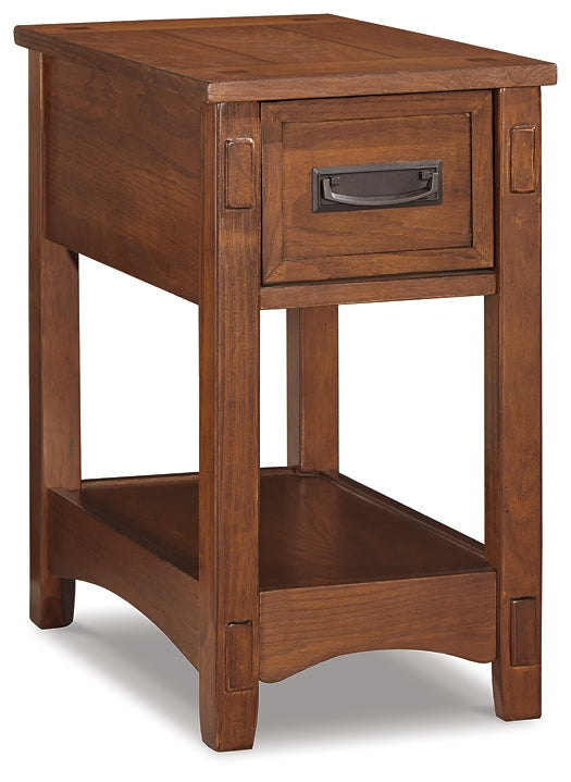Breegin Chairside End Table - Brown
