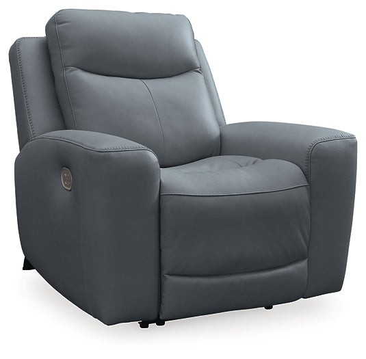 Mindanao Dual Power Leather Recliner