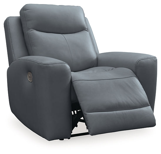 Mindanao Dual Power Leather Recliner