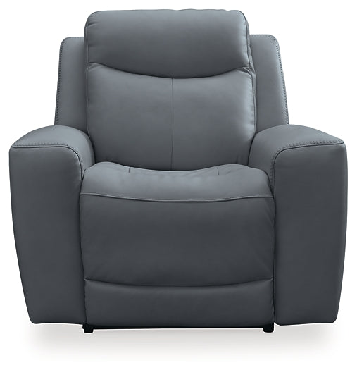 Mindanao Dual Power Leather Recliner