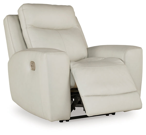 Mindanao Dual Power Leather Recliner