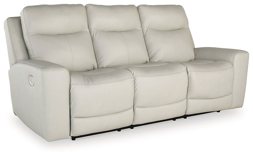 Mindanao Dual Power Leather Reclining Sofa