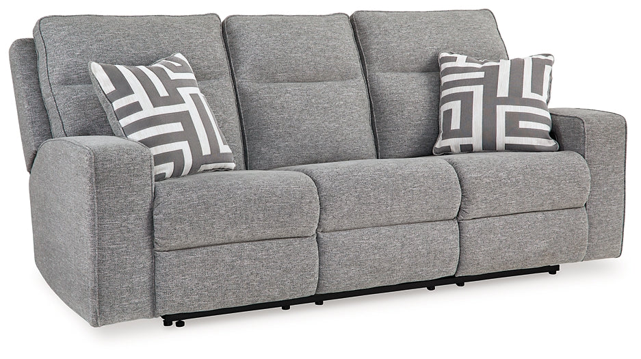 Biscoe Performance Fabric Dual Power Reclining Sofa