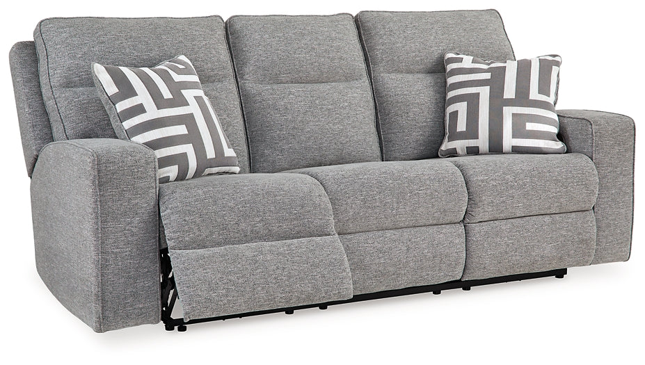 Biscoe Performance Fabric Dual Power Reclining Sofa