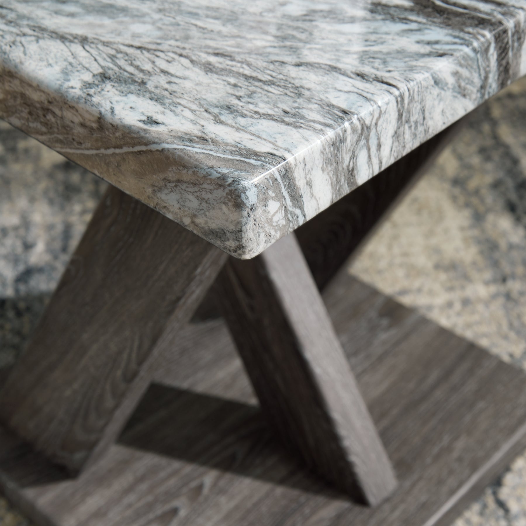 Bensonale 3-Piece Table Set - Brown/Gray