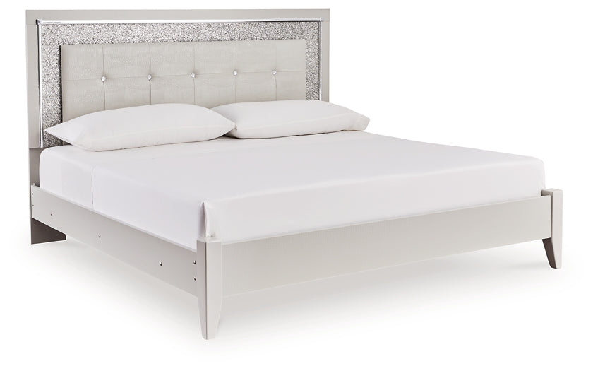 Zyniden Full Upholstered Panel Bed