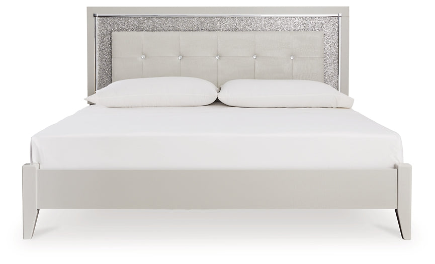 Zyniden Full Upholstered Panel Bed