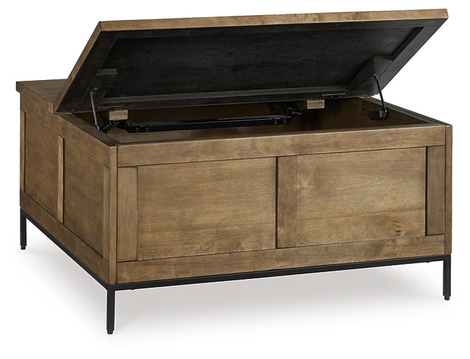 Torlanta Lift Top Coffee Table - Brown